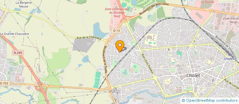 localisation de l'entreprise AK CONSULTING à CHOLET