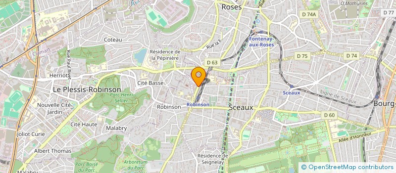 localisation de l'entreprise AK CONSULTING à SCEAUX