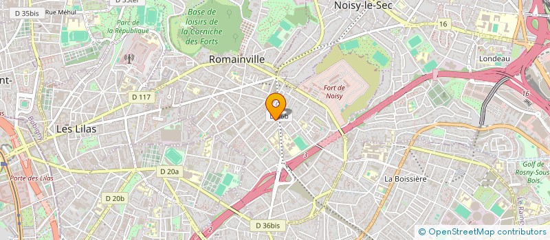 localisation de l'entreprise AK CORPORATION à ROMAINVILLE
