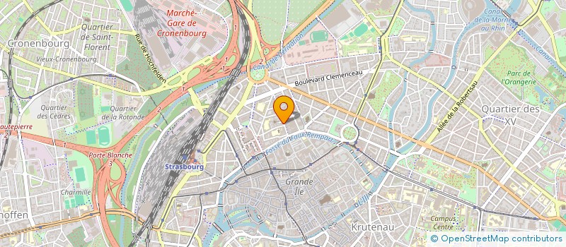 localisation de l'entreprise AK CREPERIE à STRASBOURG