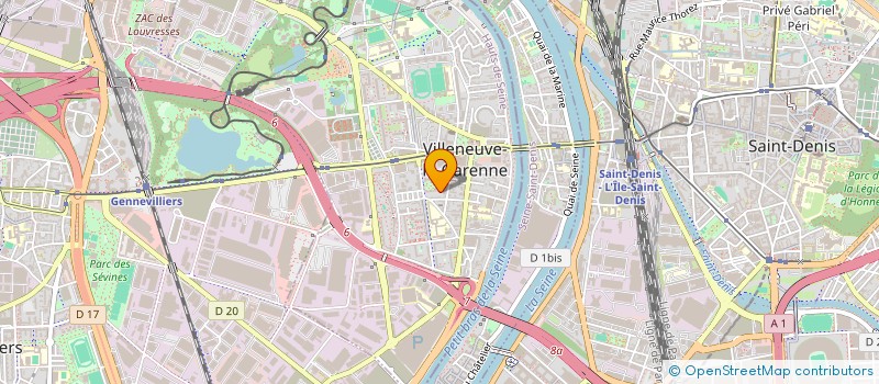 localisation de l'entreprise AK DRIVER à VILLENEUVE-LA-GARENNE