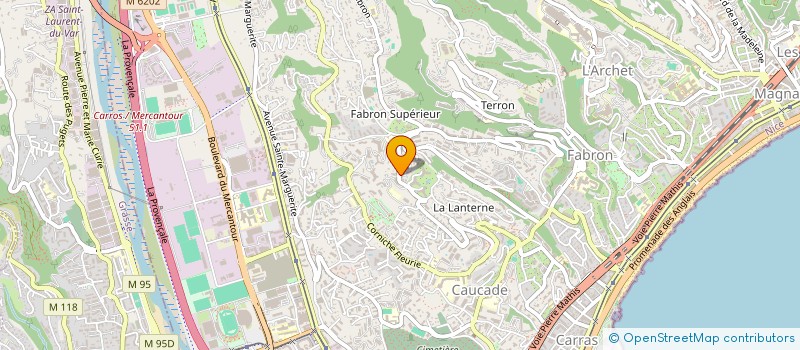 localisation de l'entreprise AK ELECTRICIEN DOMOTIQUE à NICE