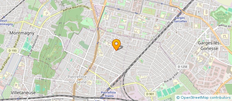 localisation de l'entreprise AK ET CIE à PIERREFITTE-SUR-SEINE