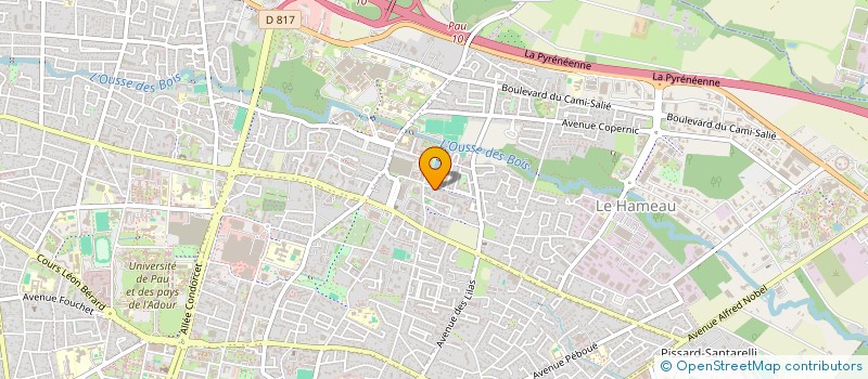 localisation de l'entreprise AK ET S MENUISERIES à PAU