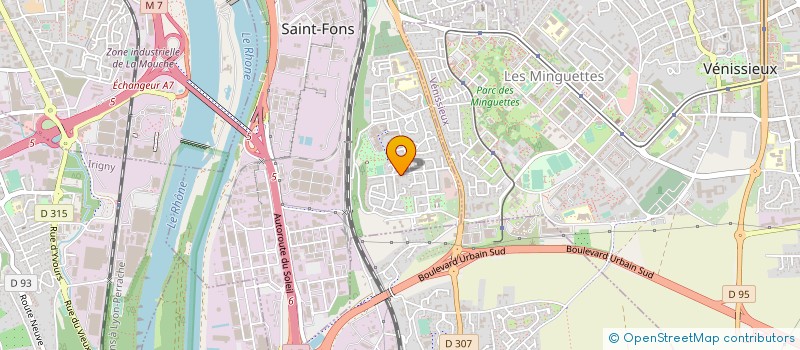 localisation de l'entreprise AK ETANCHEITE à SAINT-FONS