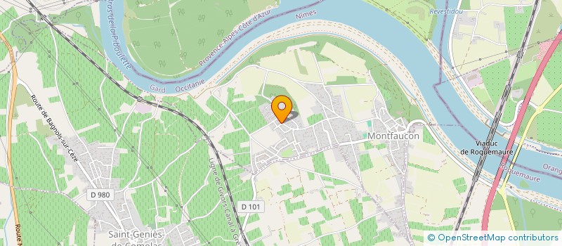 localisation de l'entreprise AK ETANCHEITE  ROQUEMAURE