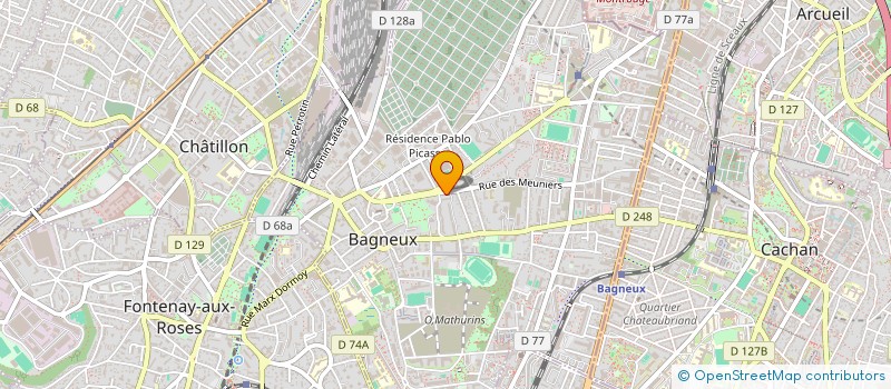 localisation de l'entreprise AK EVENTS à BAGNEUX