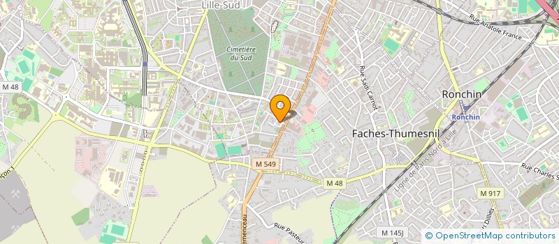 localisation de l'entreprise AK EXPRESS à LILLE