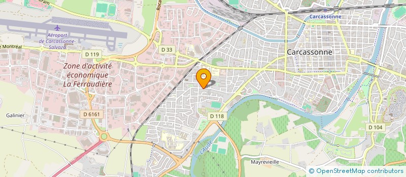 localisation de l'entreprise AK FINANCES  CARCASSONNE