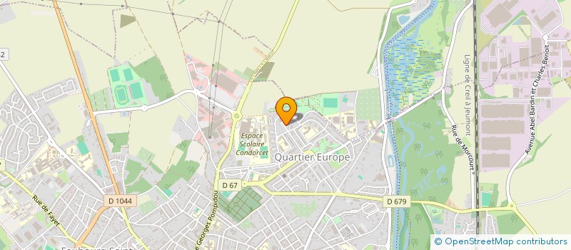 localisation de l'entreprise AK-FOR à SAINT-QUENTIN