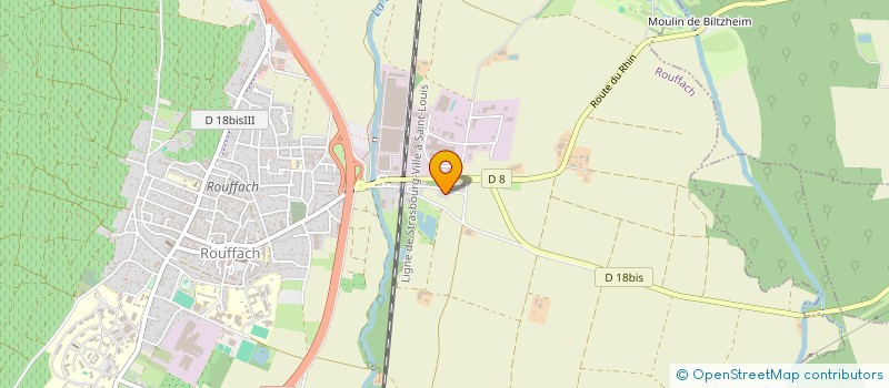 localisation de l'entreprise AK GEO à ROUFFACH
