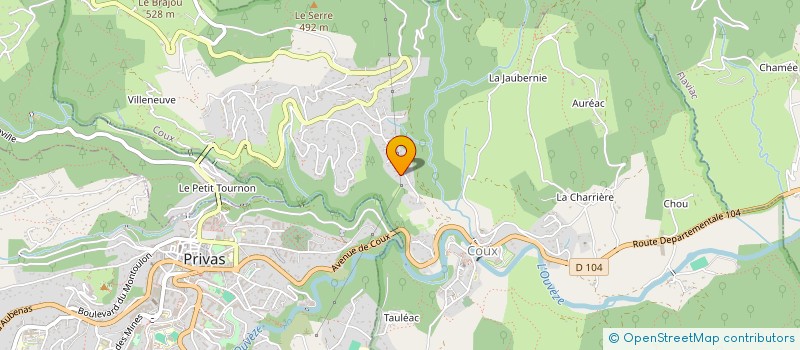 localisation de l'entreprise AK GESTION  COUX