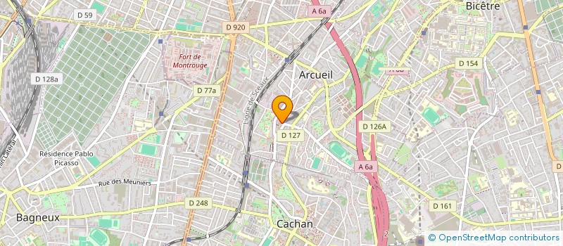 localisation de l'entreprise AK GROUP  ARCUEIL