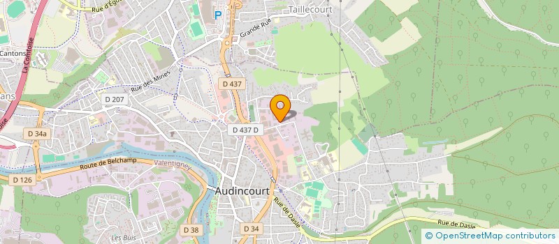 localisation de l'entreprise AK-H  AUDINCOURT