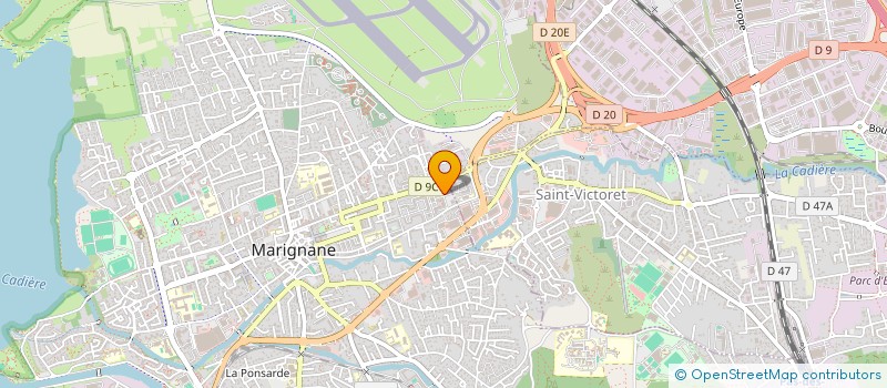 localisation de l'entreprise AK HOME à MARIGNANE
