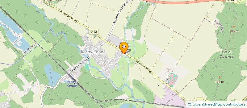 localisation de l'entreprise AK IMMO  ROCHY-CONDE