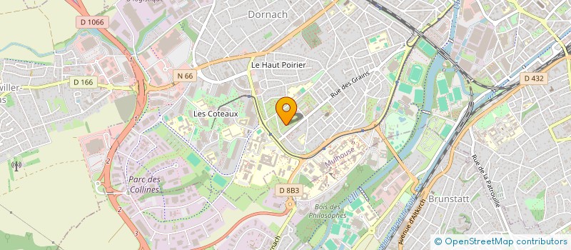 localisation de l'entreprise AK IMMO  MULHOUSE