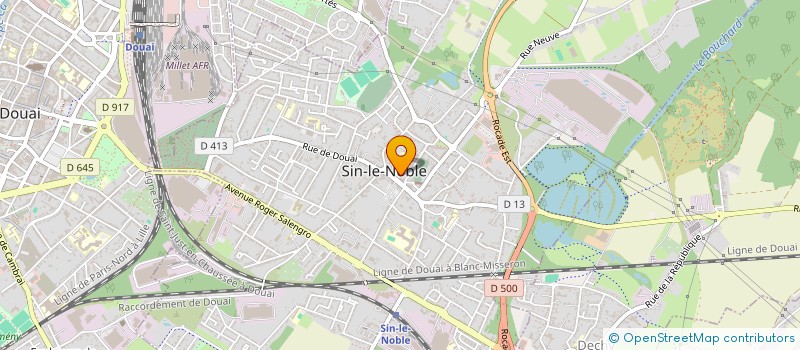 localisation de l'entreprise AK IMMOBILIER  SIN-LE-NOBLE