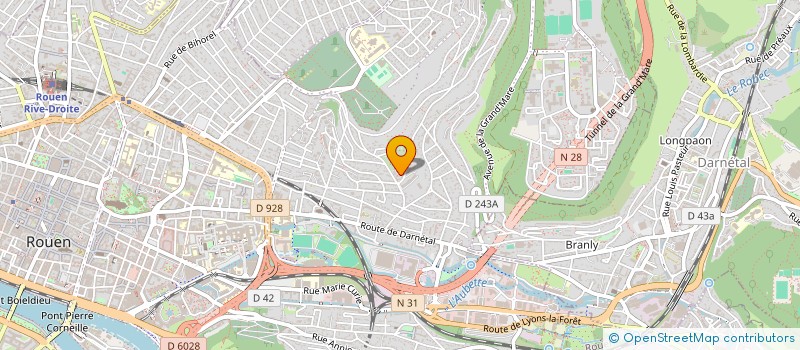 localisation de l'entreprise AK IMMOBILIER à ROUEN