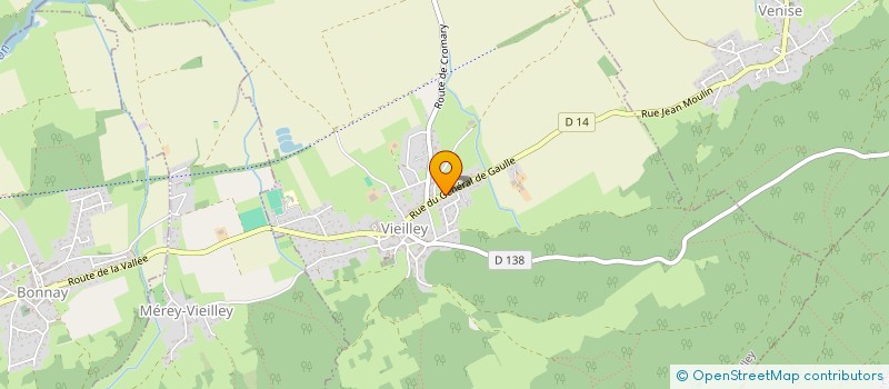 localisation de l'entreprise AK IMMOBILIER  VIEILLEY