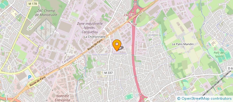 localisation de l'entreprise AK IMPORT EXPORT ET DEPOT VENTE  SAINTE-LUCE-SUR-LOIRE