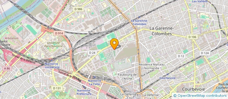 localisation de l'entreprise AK INTER COACHING à LA GARENNE-COLOMBES