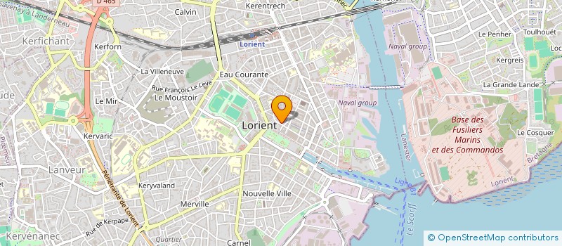 localisation de l'entreprise AK INVEST à LORIENT