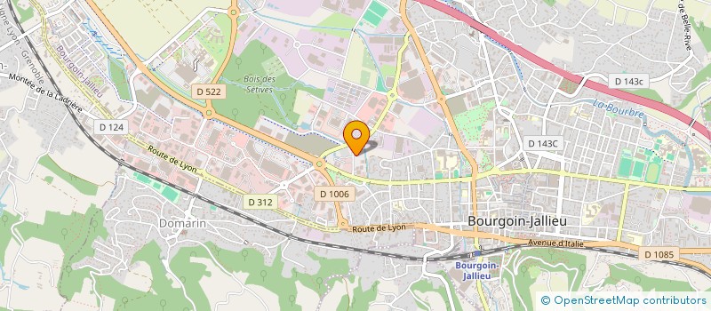 localisation de l'entreprise AK INVEST  BOURGOIN-JALLIEU