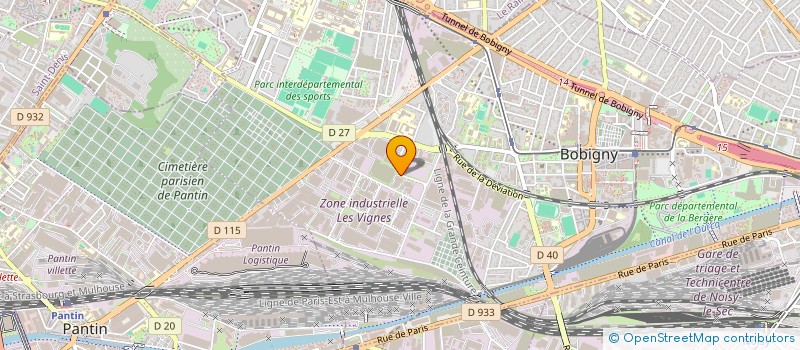 localisation de l'entreprise AK KING DISTRIBUTION  BOBIGNY