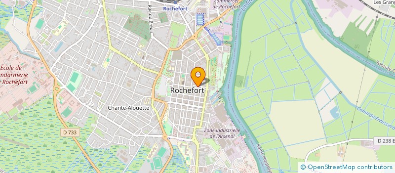 localisation de l'entreprise AK KRISTAL  ROCHEFORT