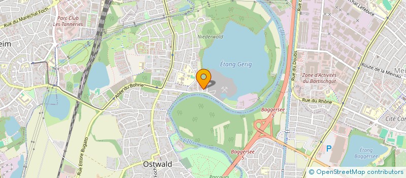 localisation de l'entreprise AK LOGISTIQUE  OSTWALD