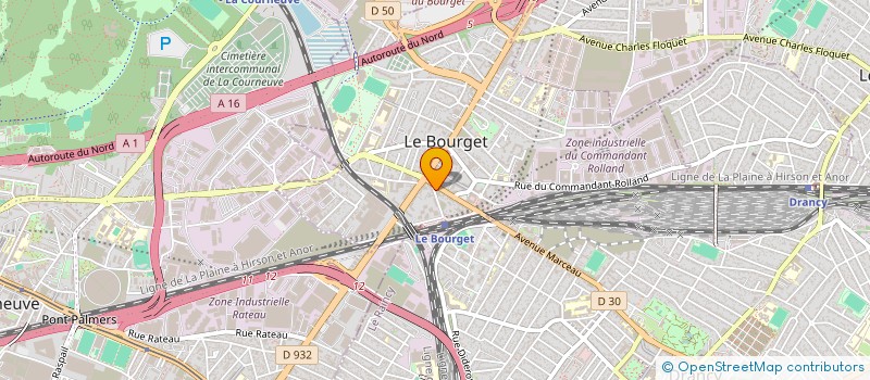 localisation de l'entreprise AK MARKET 4 à LE BOURGET