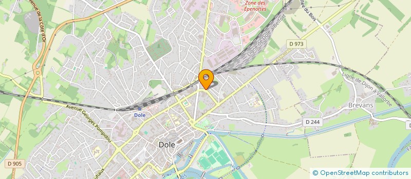 localisation de l'entreprise AK MECANIQUE à DOLE