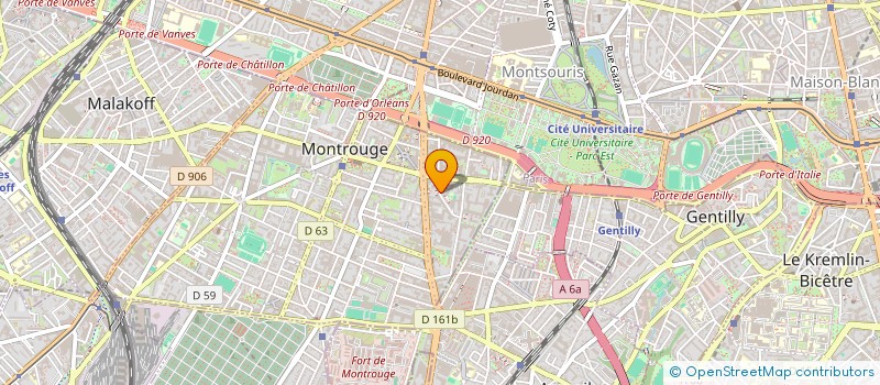 localisation de l'entreprise AK MONTROUGE à MONTROUGE
