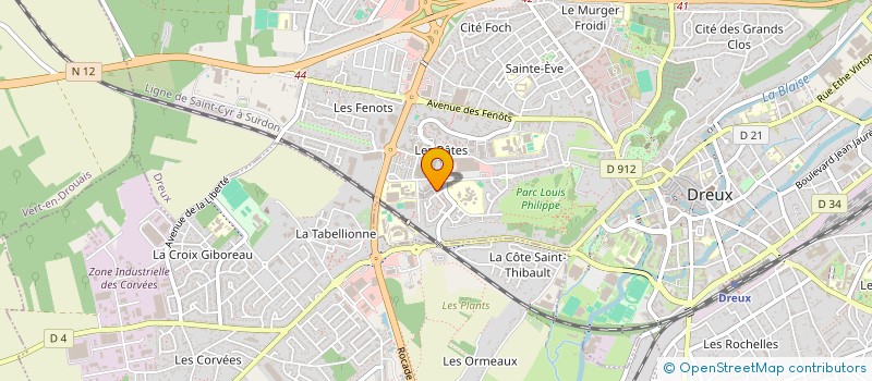 localisation de l'entreprise AK MOTORS 28 à DREUX