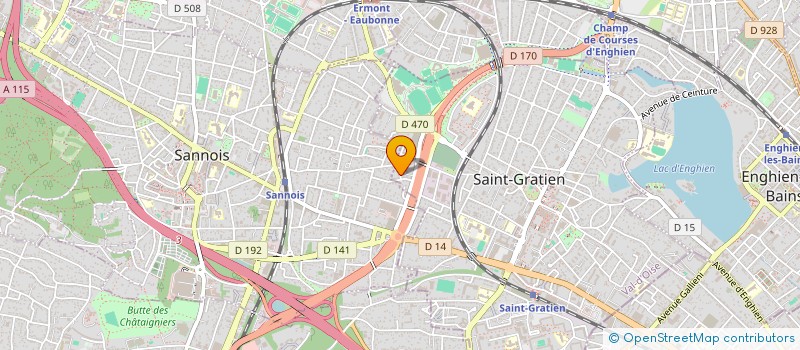 localisation de l'entreprise AK NTIC CONSULTING à SAINT-GRATIEN