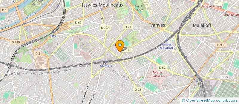 localisation de l'entreprise AK ON-ROAD à VANVES