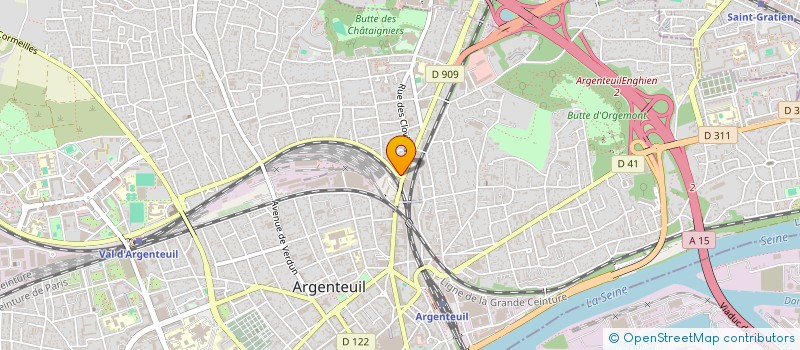 localisation de l'entreprise AK-OZ BAT  ARGENTEUIL