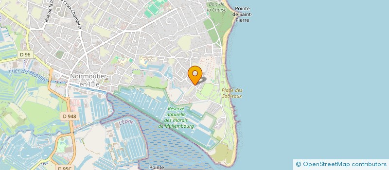 localisation de l'entreprise AK PISCINES ET SPAS  NOIRMOUTIER-EN-L'ILE