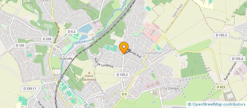 localisation de l'entreprise AK PLOMBERIE à SAINT-AUBIN-DES-BOIS
