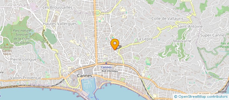 localisation de l'entreprise AK PRESTIGE  CANNES