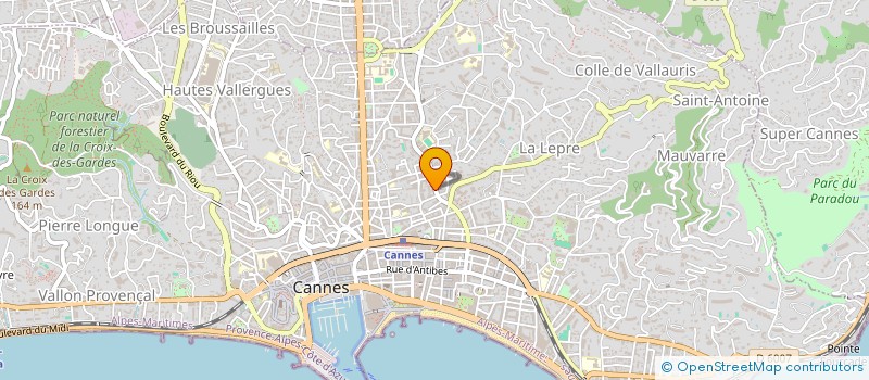 localisation de l'entreprise AK PRESTIGE FRANCE DESIGN à CANNES
