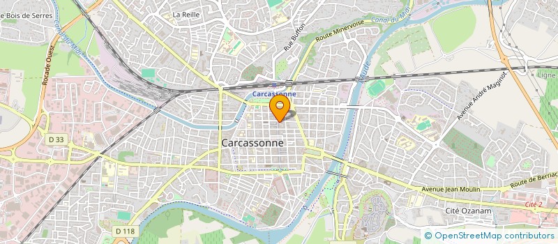 localisation de l'entreprise AK PROD à CARCASSONNE