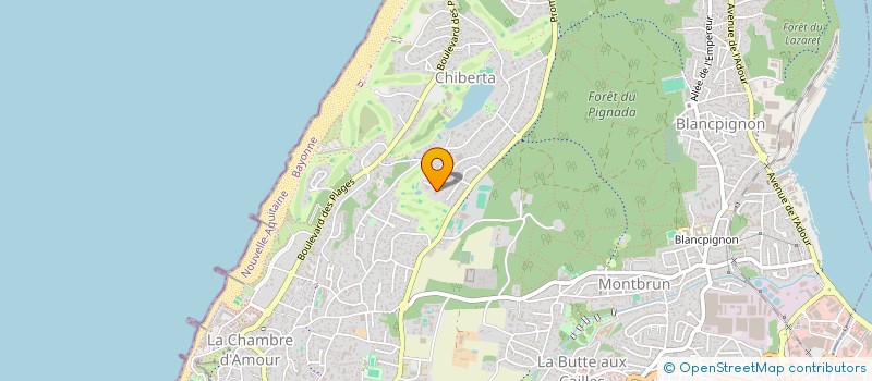 localisation de l'entreprise AK PROD  ANGLET