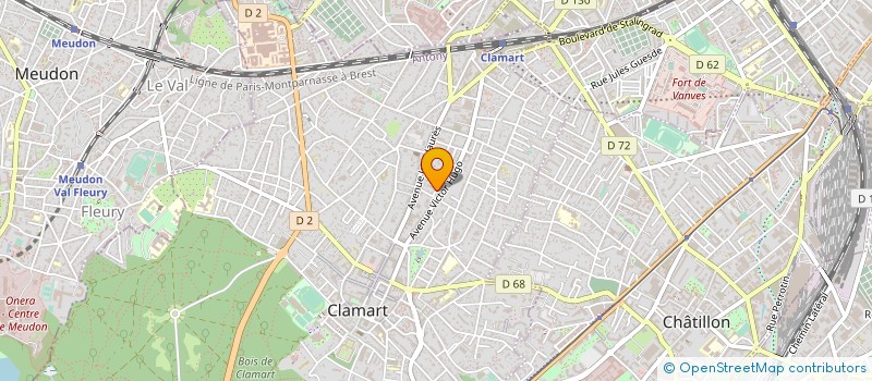 localisation de l'entreprise AK RENOV à CLAMART