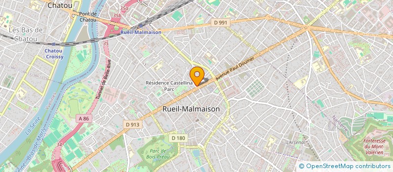 localisation de l'entreprise AK RUEIL à RUEIL-MALMAISON