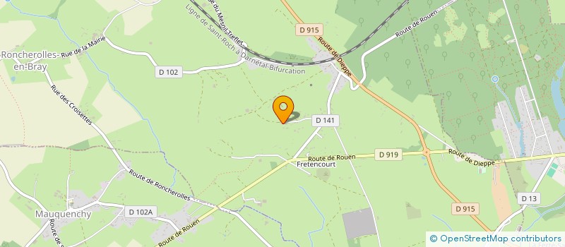 localisation de l'entreprise AK SIGNALISATION  RONCHEROLLES-EN-BRAY