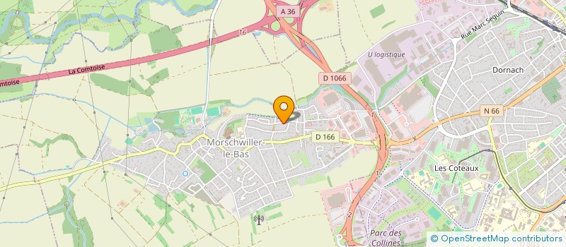 localisation de l'entreprise AK SIGNATURE  MORSCHWILLER-LE-BAS