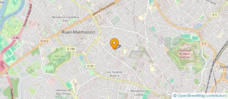 localisation de l'entreprise AK SYSTEMES à RUEIL-MALMAISON