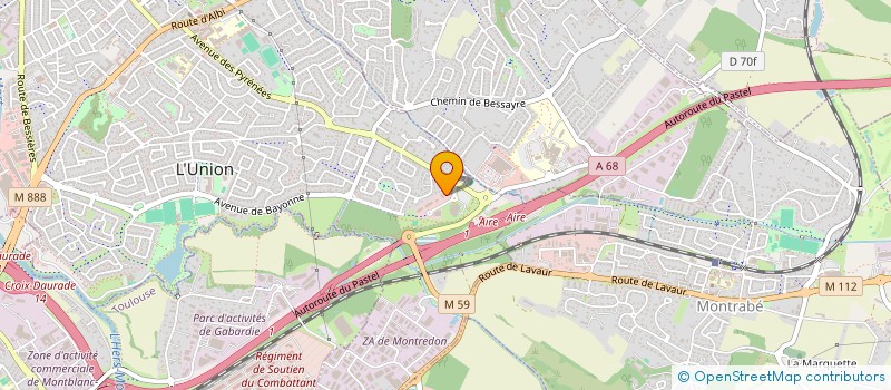 localisation de l'entreprise AK TARBES à L'UNION